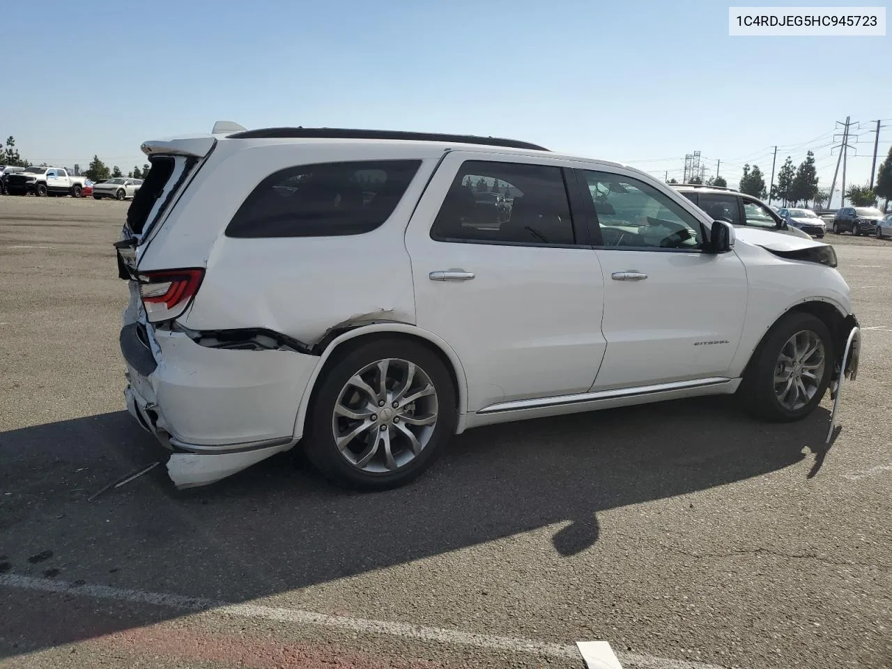 2017 Dodge Durango Citadel VIN: 1C4RDJEG5HC945723 Lot: 78901544