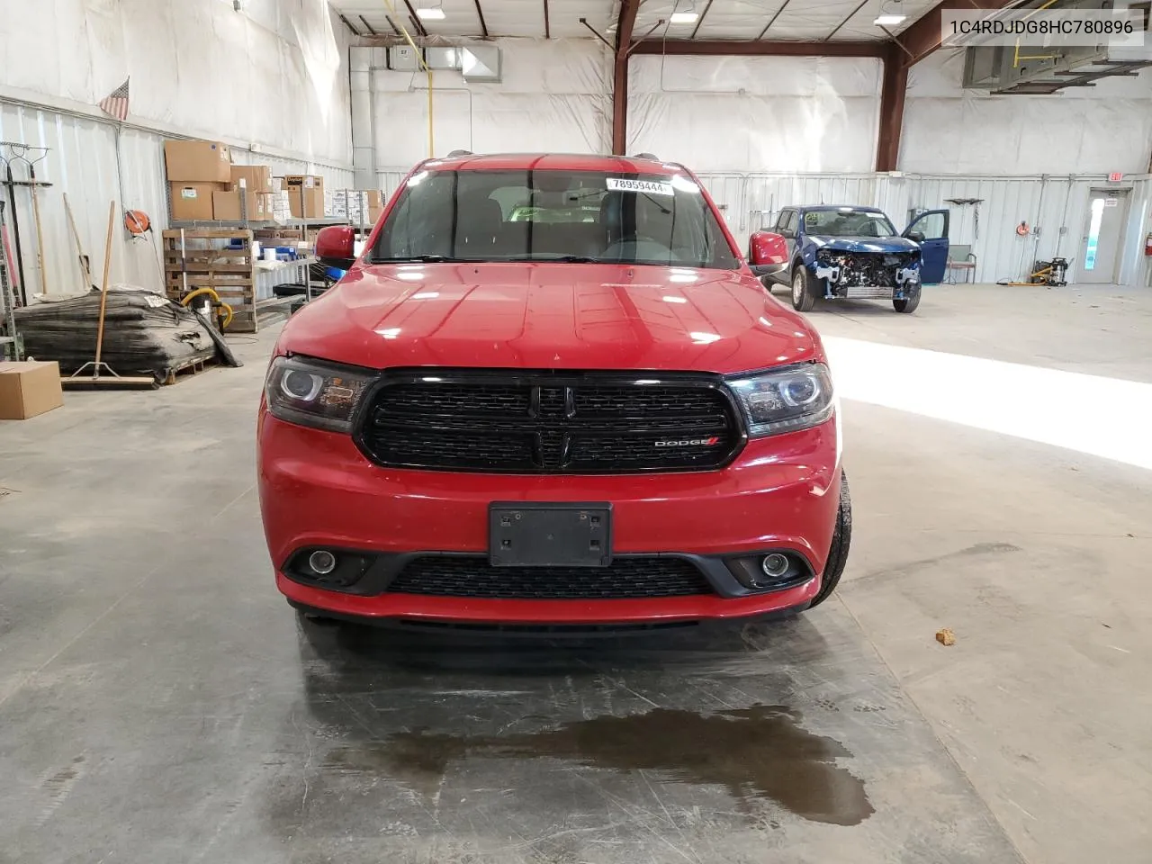 2017 Dodge Durango Gt VIN: 1C4RDJDG8HC780896 Lot: 78959444