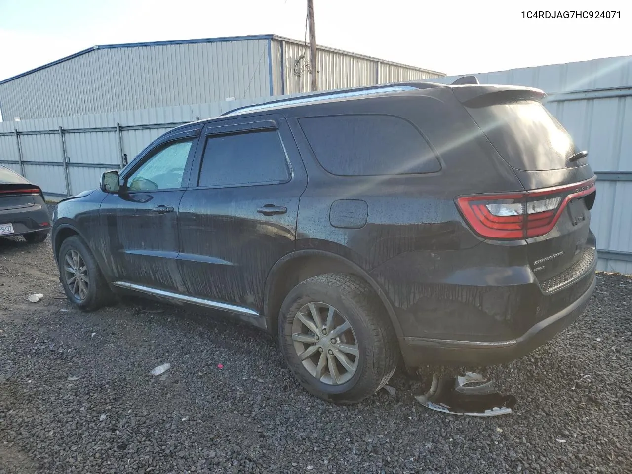 2017 Dodge Durango Sxt VIN: 1C4RDJAG7HC924071 Lot: 79160344