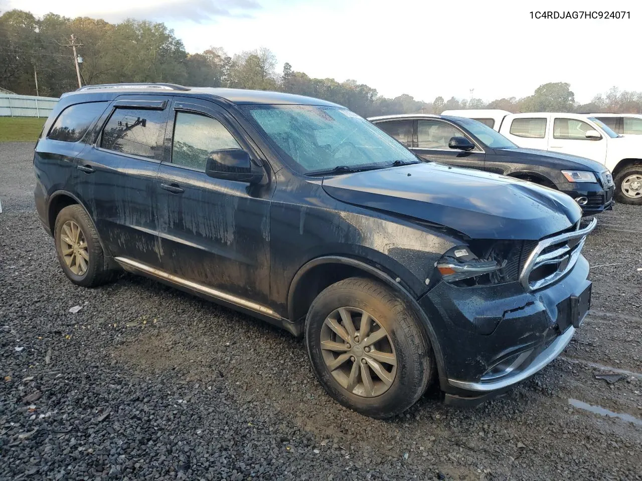 2017 Dodge Durango Sxt VIN: 1C4RDJAG7HC924071 Lot: 79160344