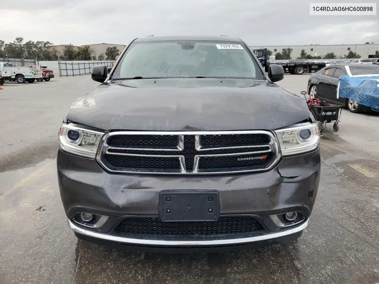 2017 Dodge Durango Sxt VIN: 1C4RDJAG6HC600898 Lot: 79201404