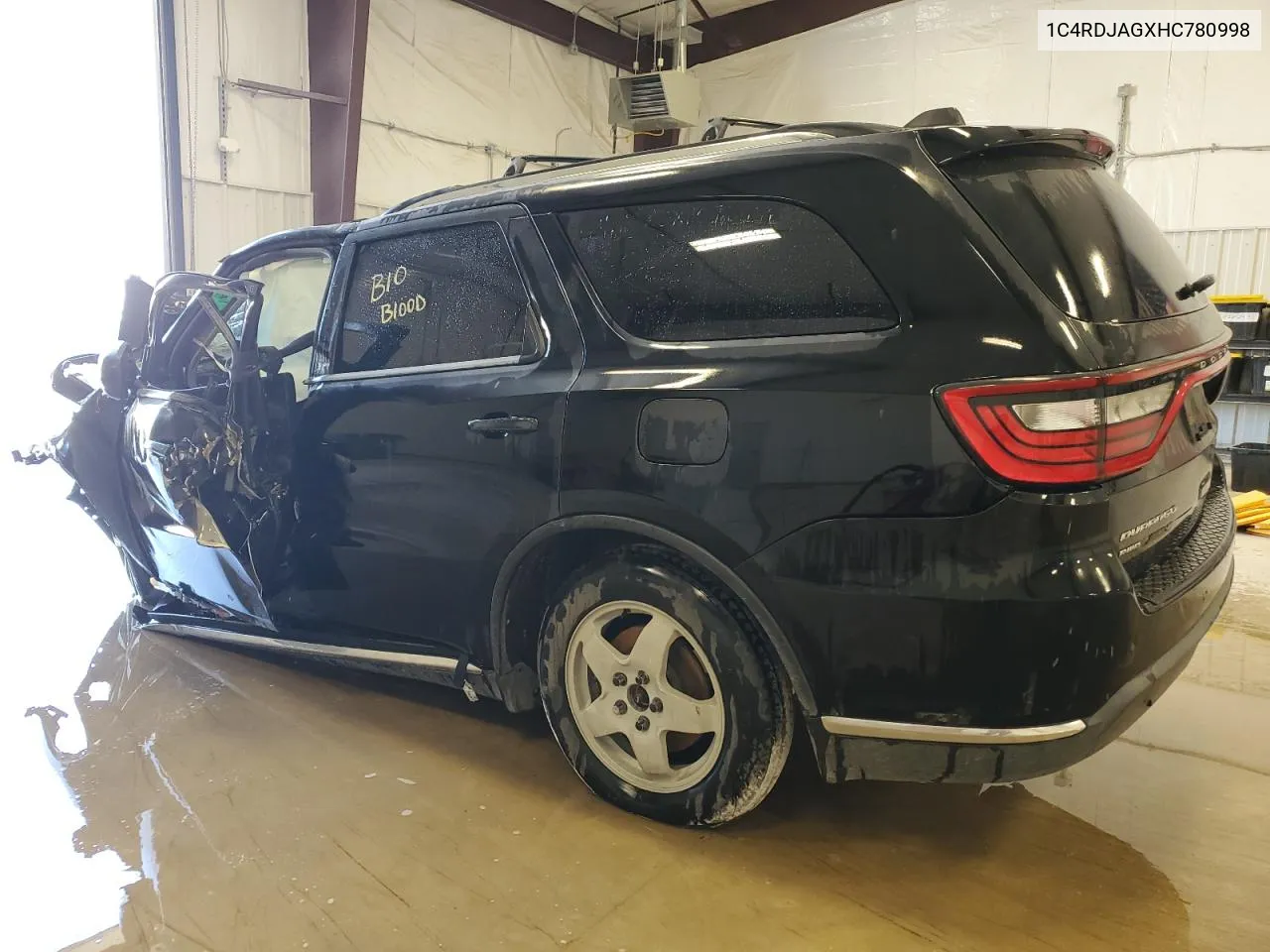 2017 Dodge Durango Sxt VIN: 1C4RDJAGXHC780998 Lot: 79414534