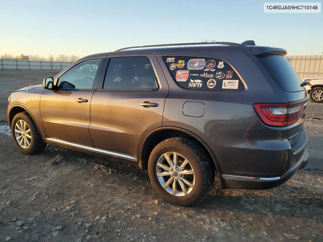 2017 Dodge Durango Sxt VIN: 1C4RDJAG9HC710148 Lot: 79528794