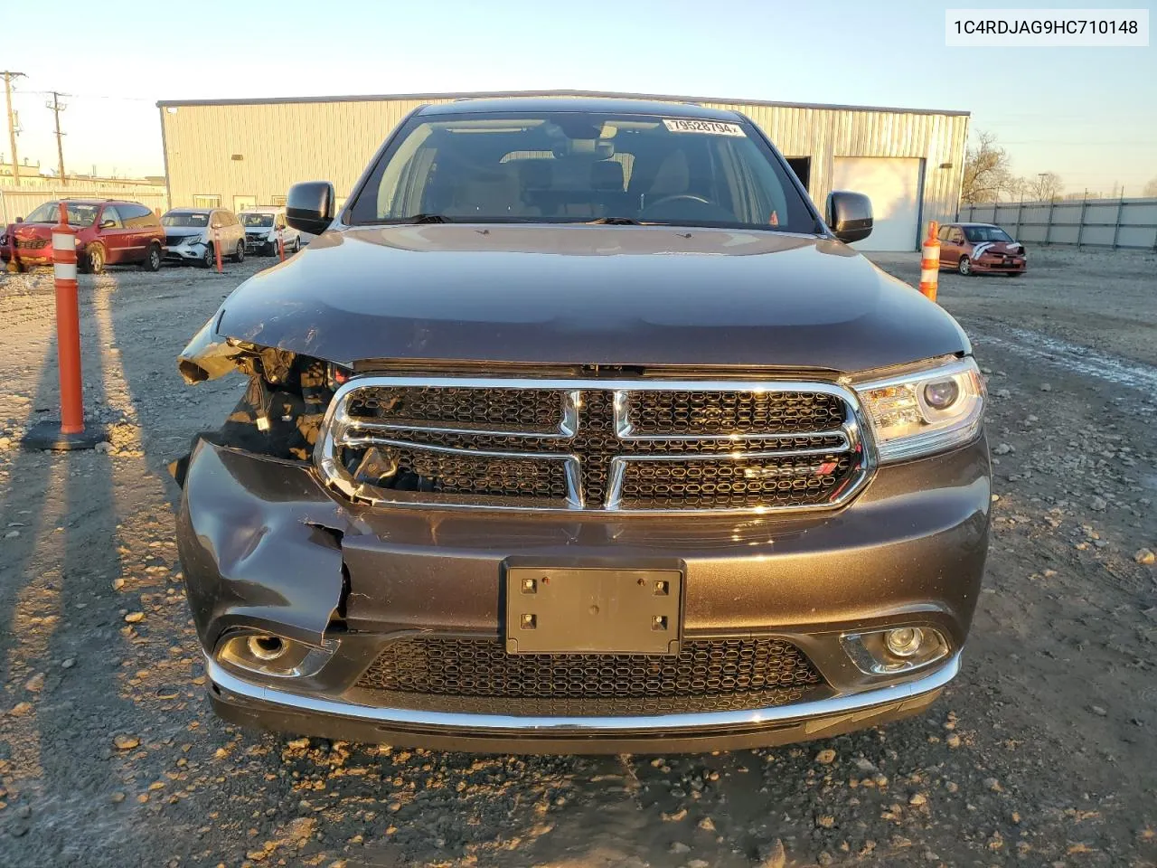 2017 Dodge Durango Sxt VIN: 1C4RDJAG9HC710148 Lot: 79528794