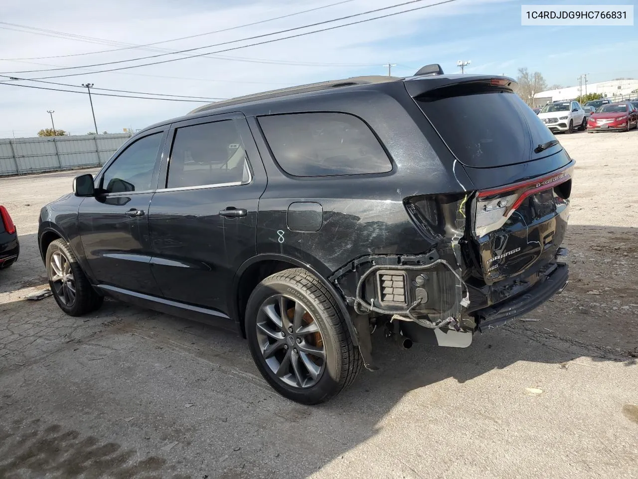 2017 Dodge Durango Gt VIN: 1C4RDJDG9HC766831 Lot: 79880554