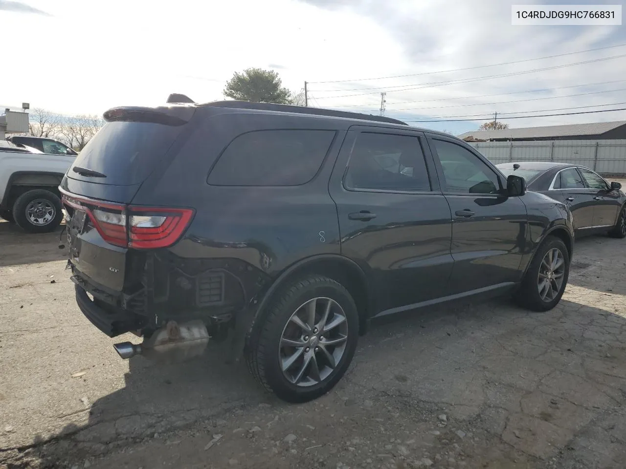 2017 Dodge Durango Gt VIN: 1C4RDJDG9HC766831 Lot: 79880554