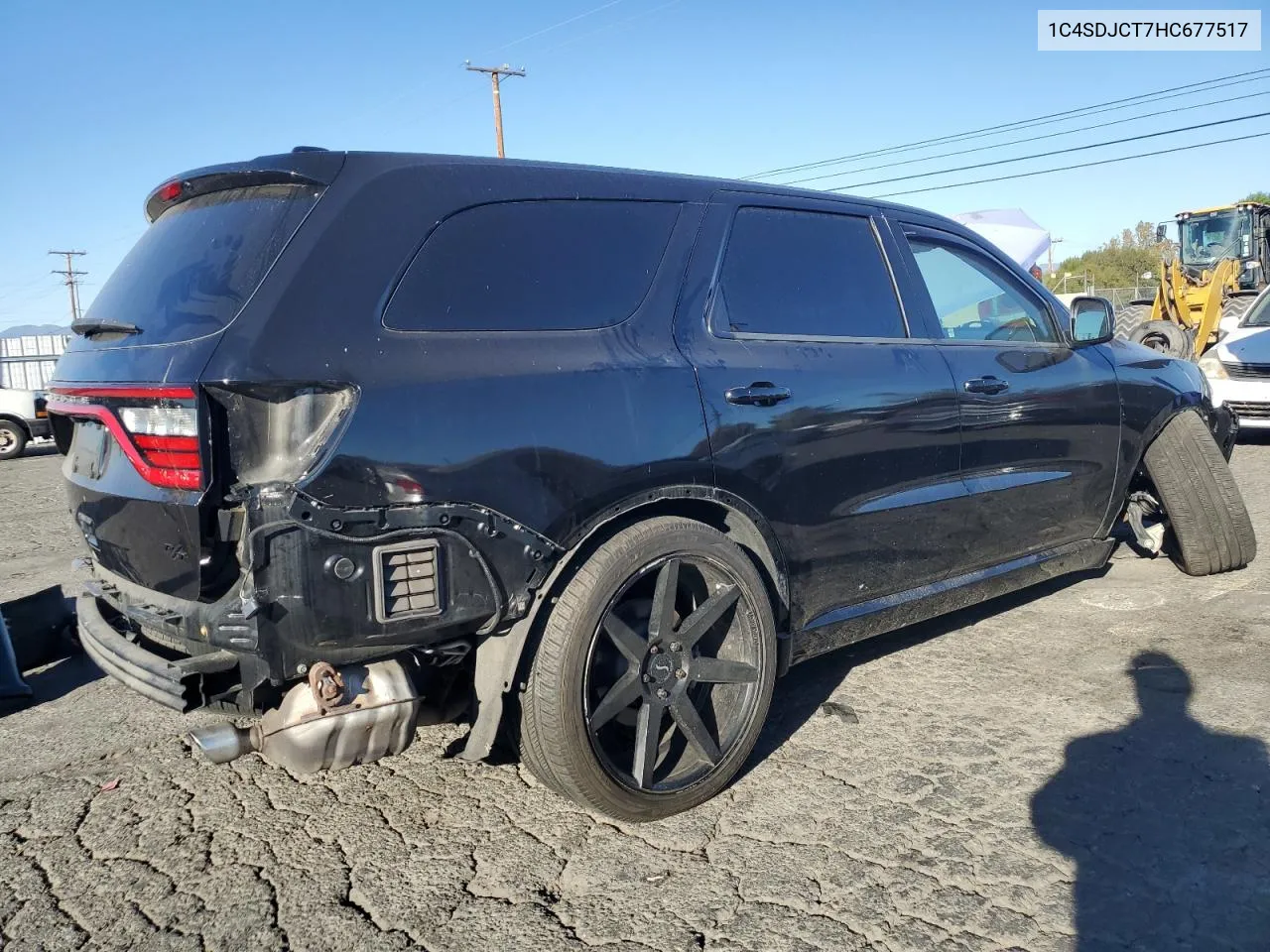 2017 Dodge Durango R/T VIN: 1C4SDJCT7HC677517 Lot: 79909484