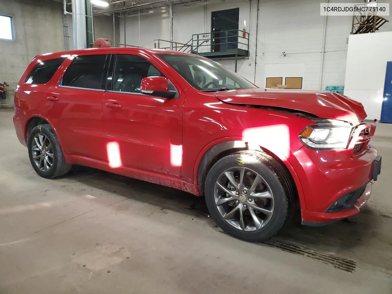 2017 Dodge Durango Gt VIN: 1C4RDJDG5HC775140 Lot: 80312664