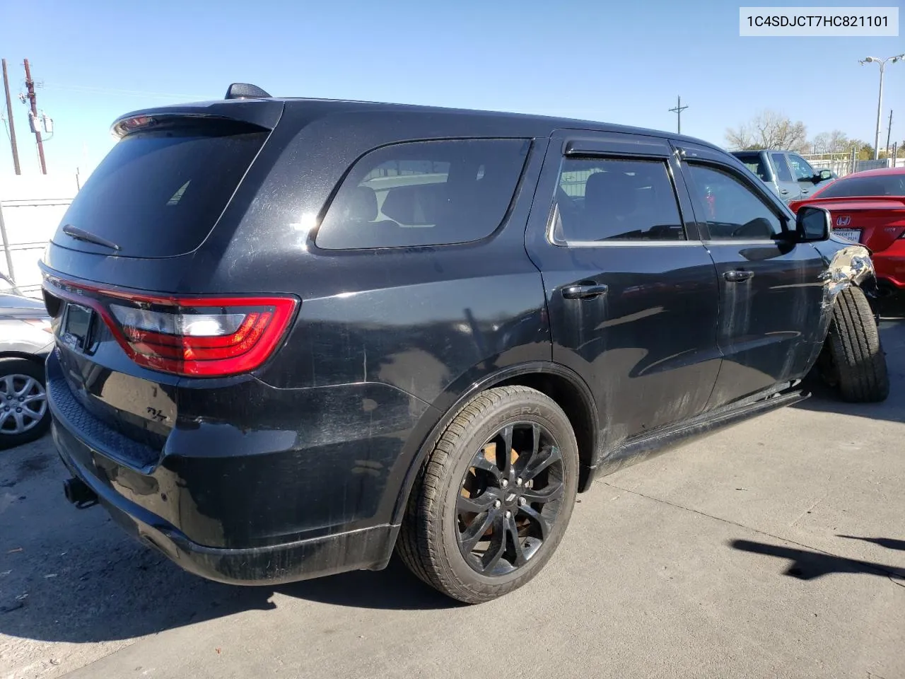 2017 Dodge Durango R/T VIN: 1C4SDJCT7HC821101 Lot: 80442724