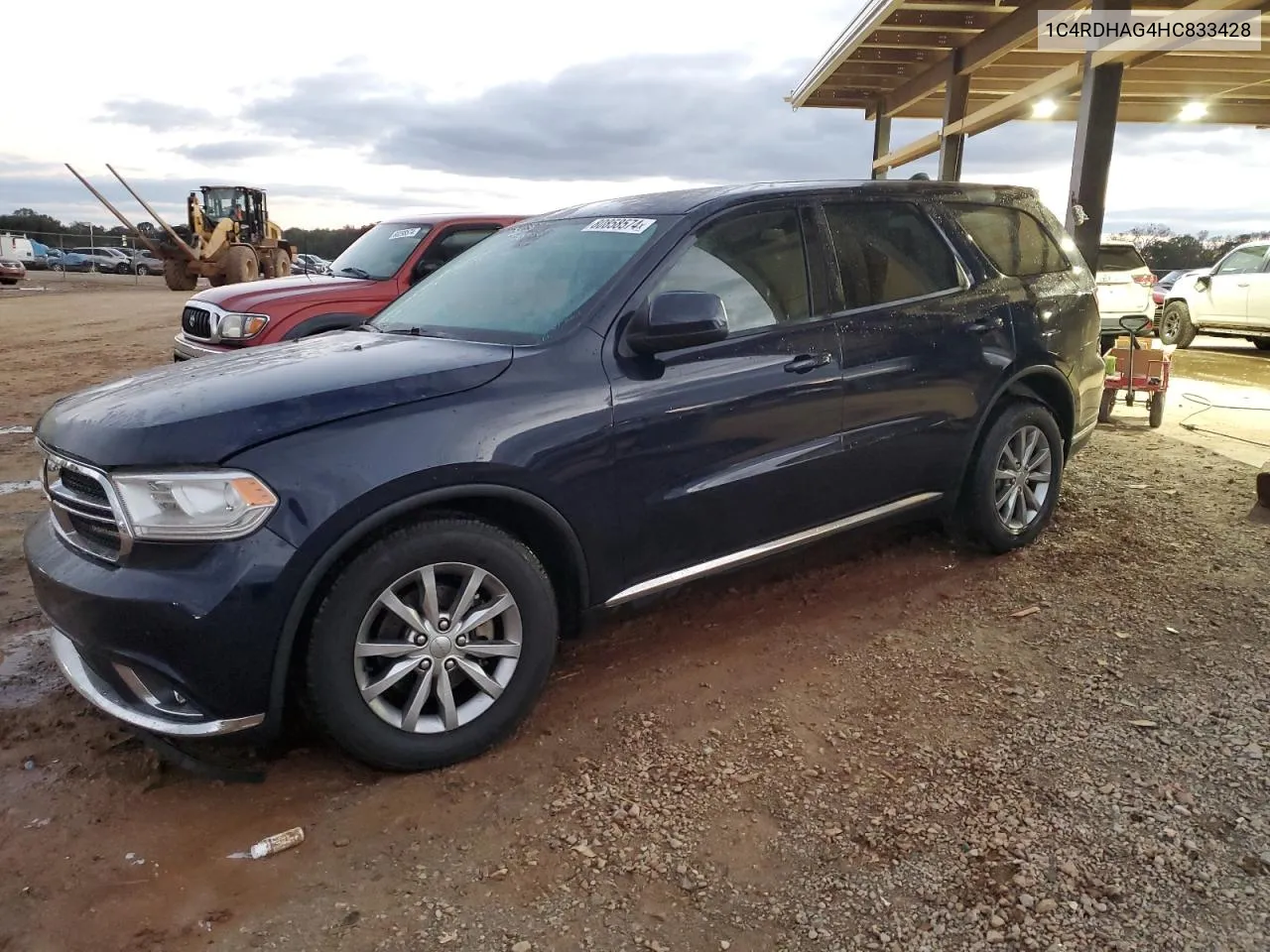 2017 Dodge Durango Sxt VIN: 1C4RDHAG4HC833428 Lot: 80858574