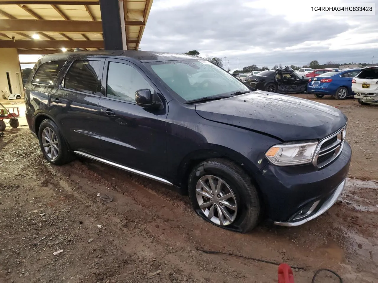 2017 Dodge Durango Sxt VIN: 1C4RDHAG4HC833428 Lot: 80858574