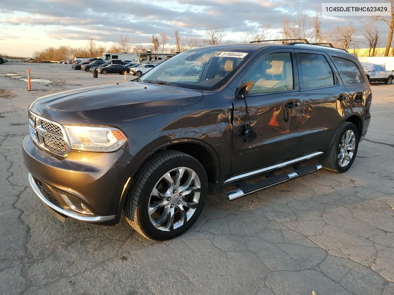 2017 Dodge Durango Citadel VIN: 1C4SDJET8HC623429 Lot: 81986444