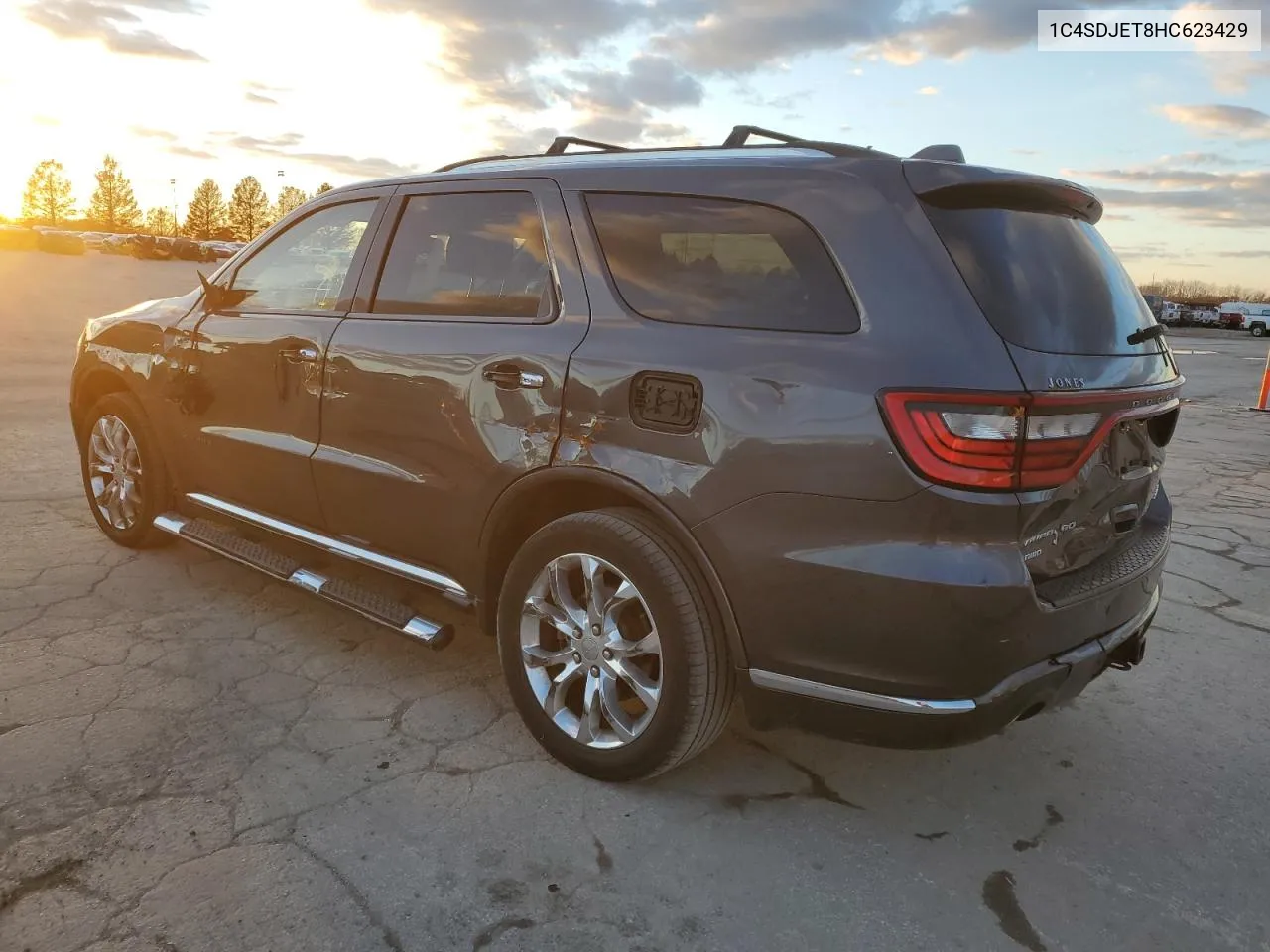 2017 Dodge Durango Citadel VIN: 1C4SDJET8HC623429 Lot: 81986444