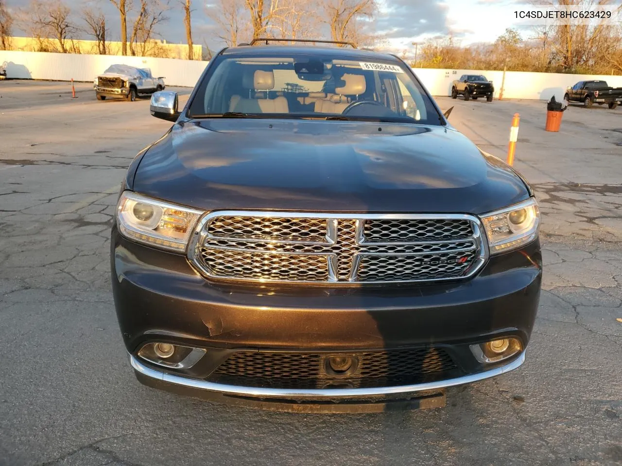 2017 Dodge Durango Citadel VIN: 1C4SDJET8HC623429 Lot: 81986444