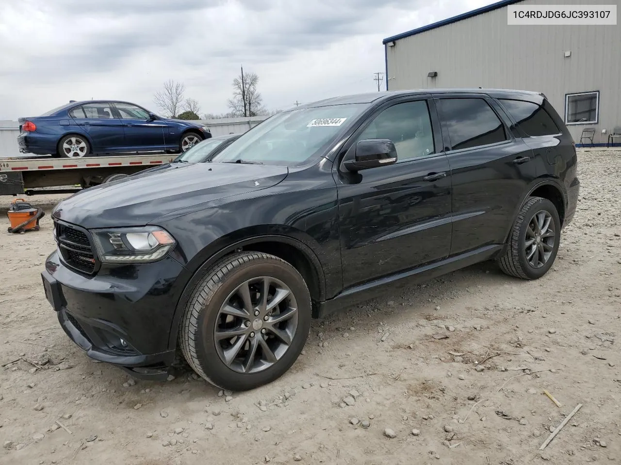 2018 Dodge Durango Gt VIN: 1C4RDJDG6JC393107 Lot: 50696344