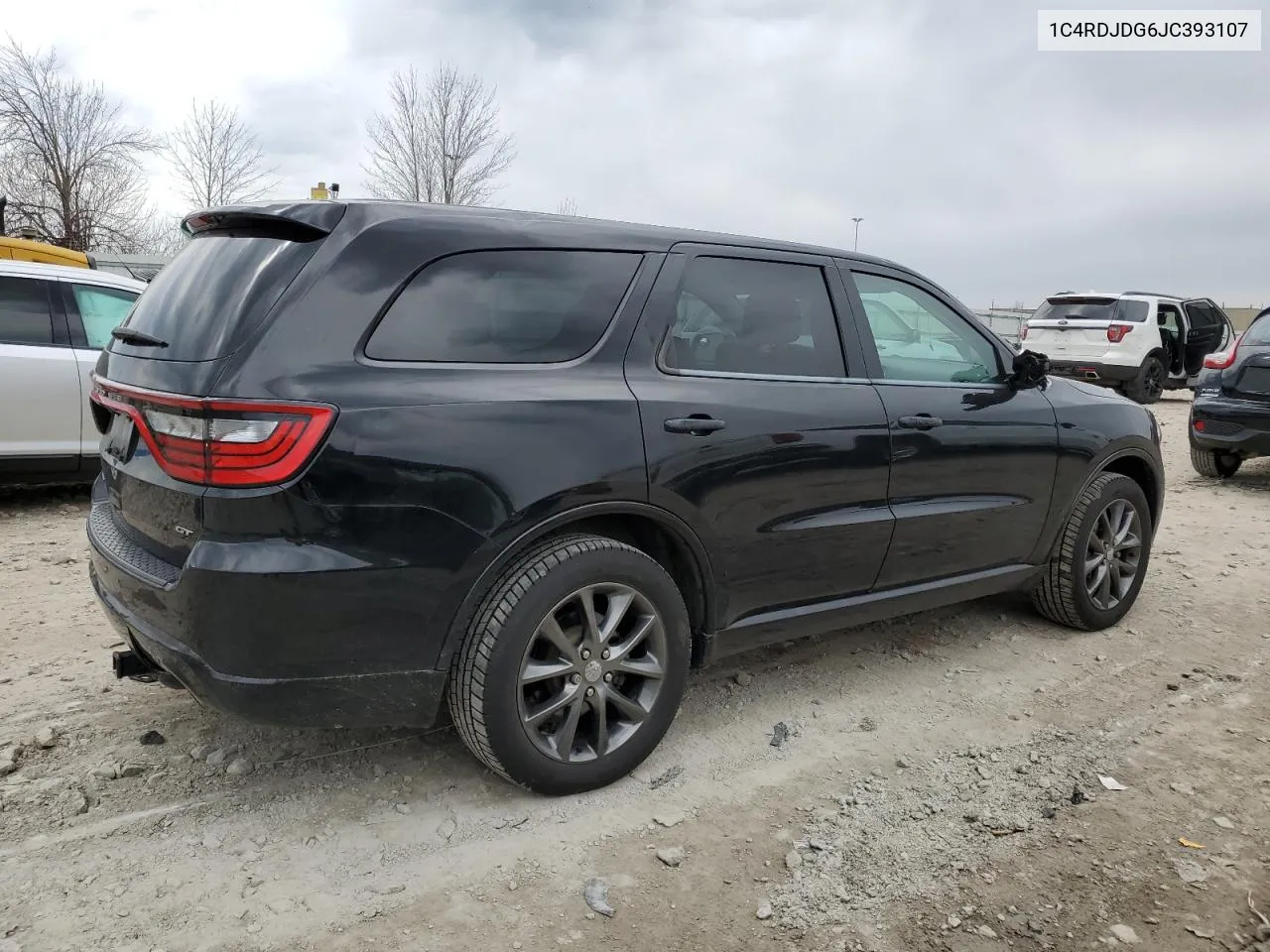 2018 Dodge Durango Gt VIN: 1C4RDJDG6JC393107 Lot: 50696344