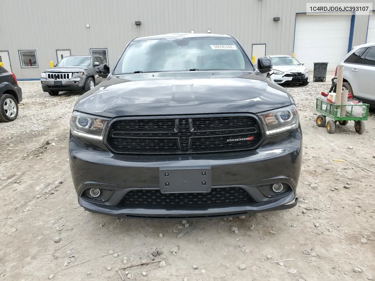 2018 Dodge Durango Gt VIN: 1C4RDJDG6JC393107 Lot: 50696344