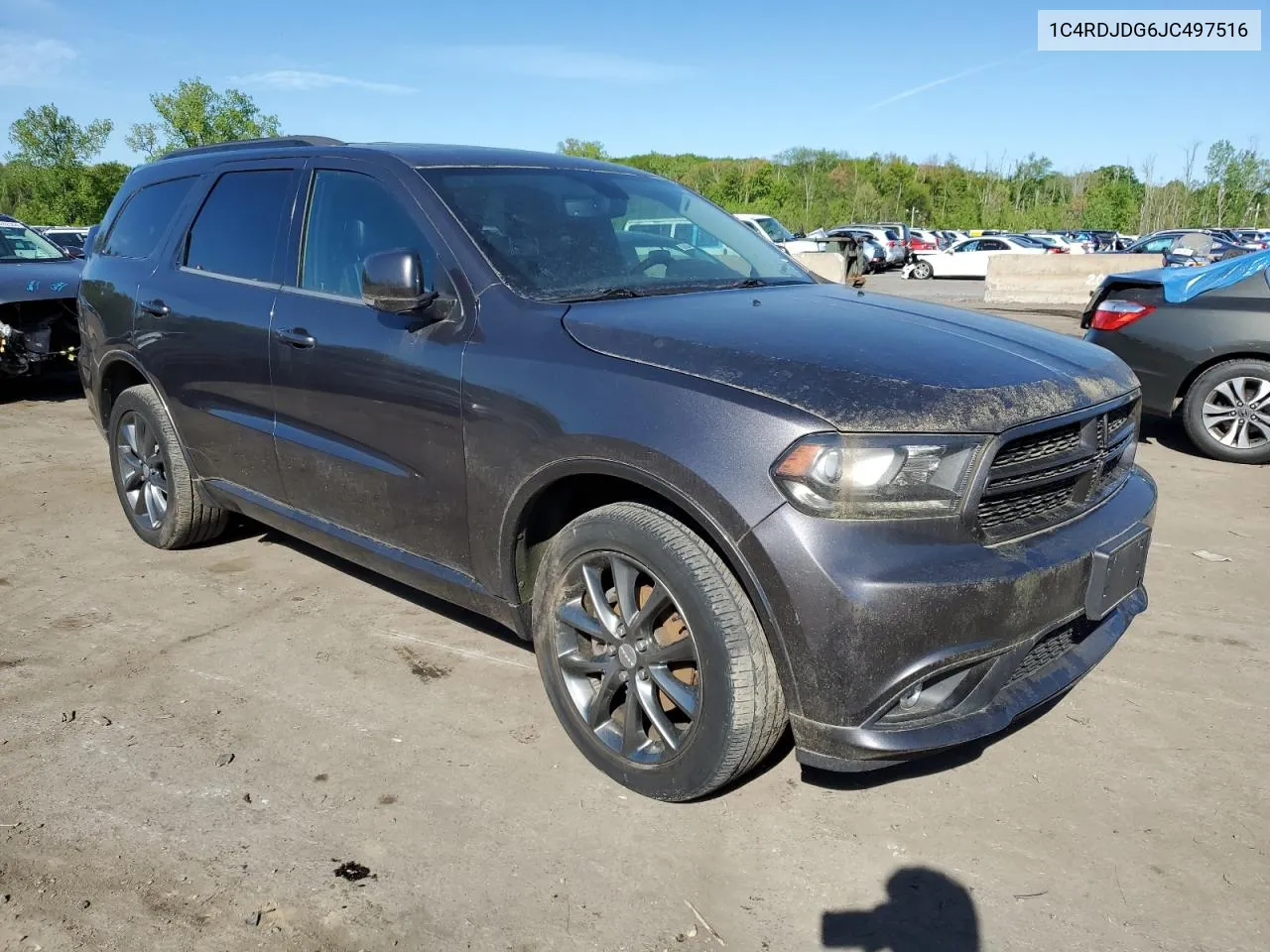 1C4RDJDG6JC497516 2018 Dodge Durango Gt