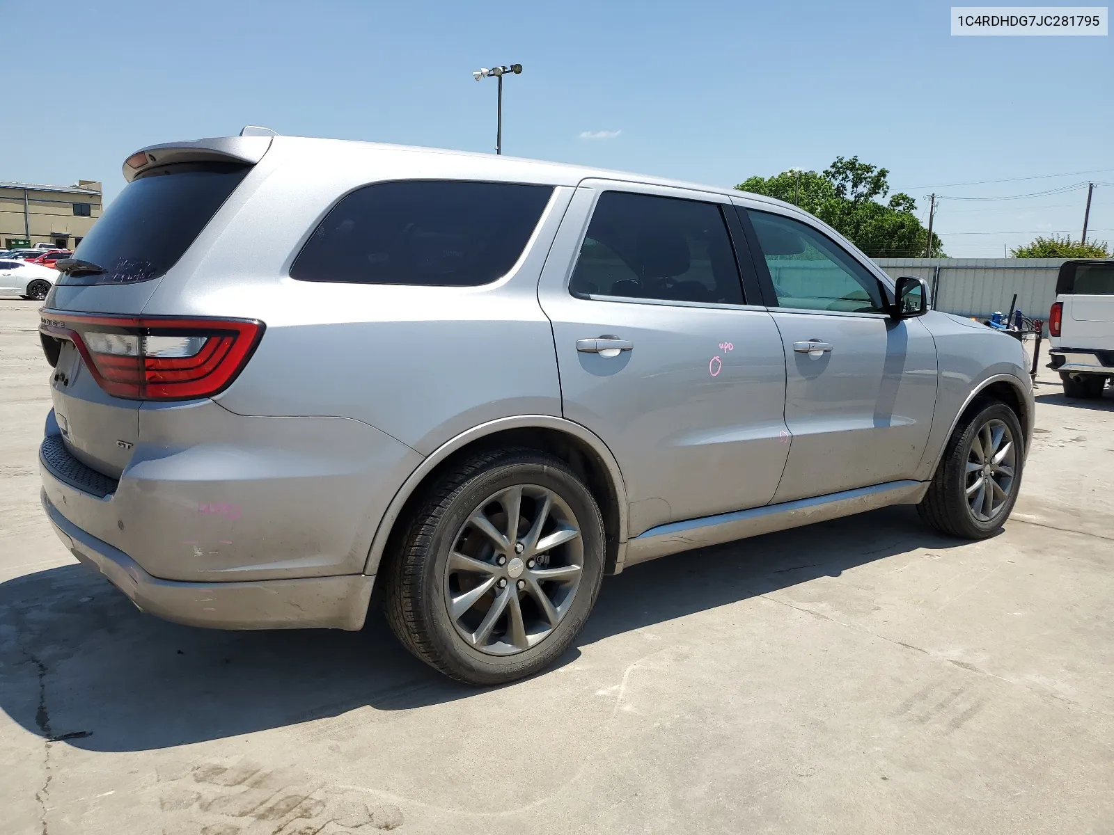 1C4RDHDG7JC281795 2018 Dodge Durango Gt