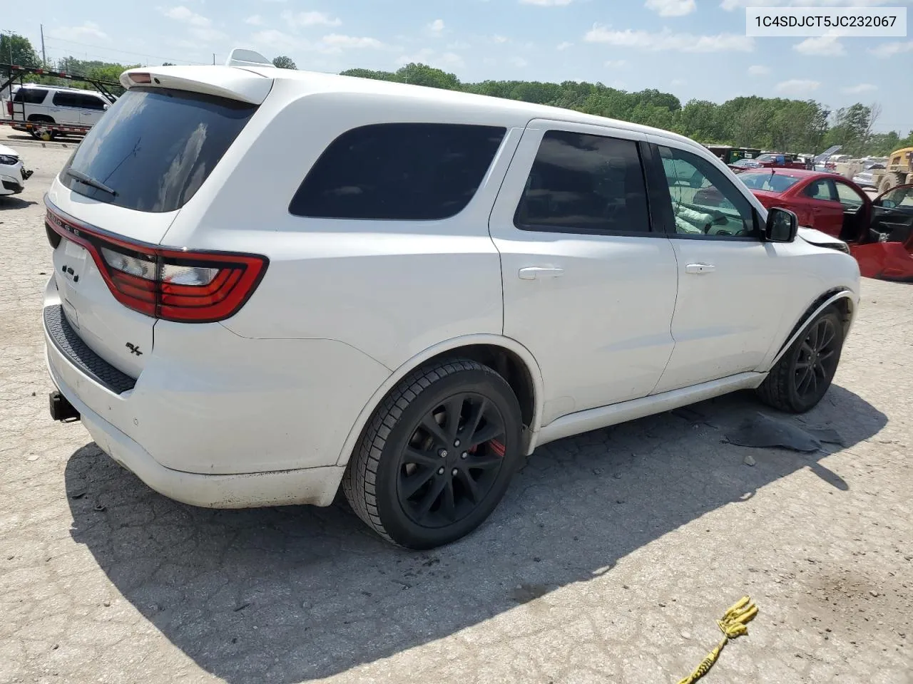 2018 Dodge Durango R/T VIN: 1C4SDJCT5JC232067 Lot: 55892234