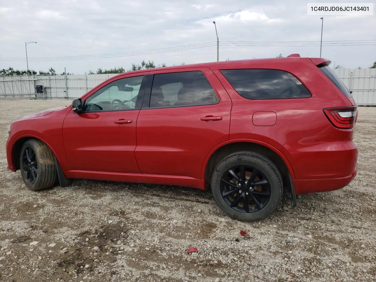 2018 Dodge Durango Gt VIN: 1C4RDJDG6JC143401 Lot: 55984603