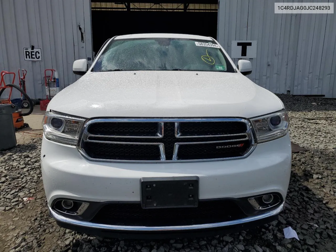 2018 Dodge Durango Sxt VIN: 1C4RDJAG0JC248293 Lot: 58354394