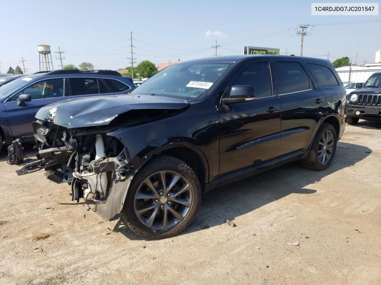 1C4RDJDG7JC201547 2018 Dodge Durango Gt