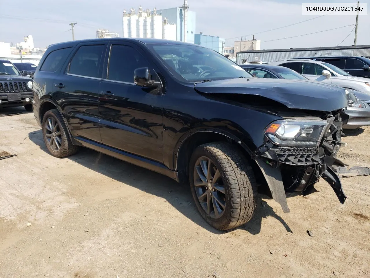 2018 Dodge Durango Gt VIN: 1C4RDJDG7JC201547 Lot: 58769404