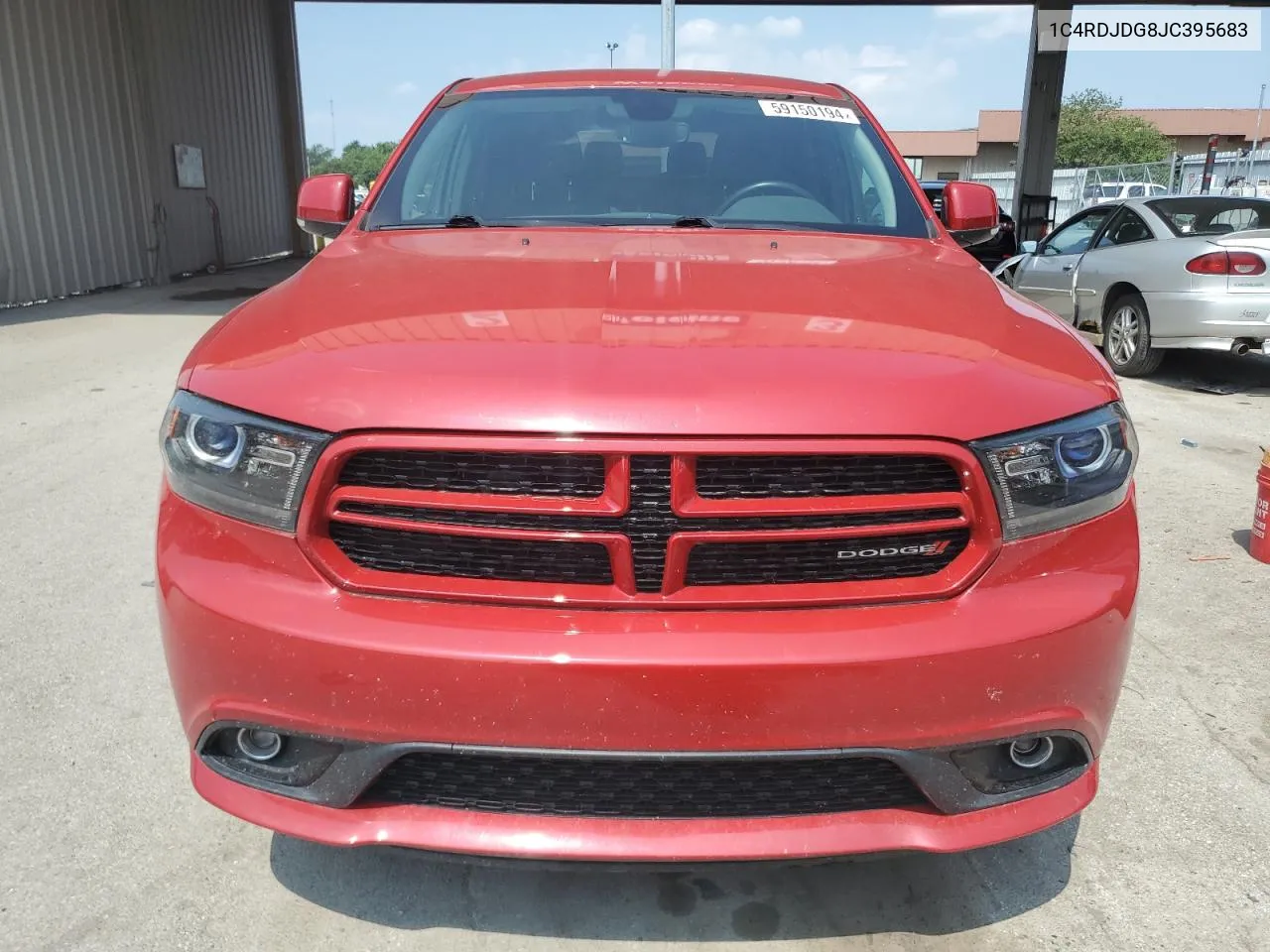 2018 Dodge Durango Gt VIN: 1C4RDJDG8JC395683 Lot: 59150194