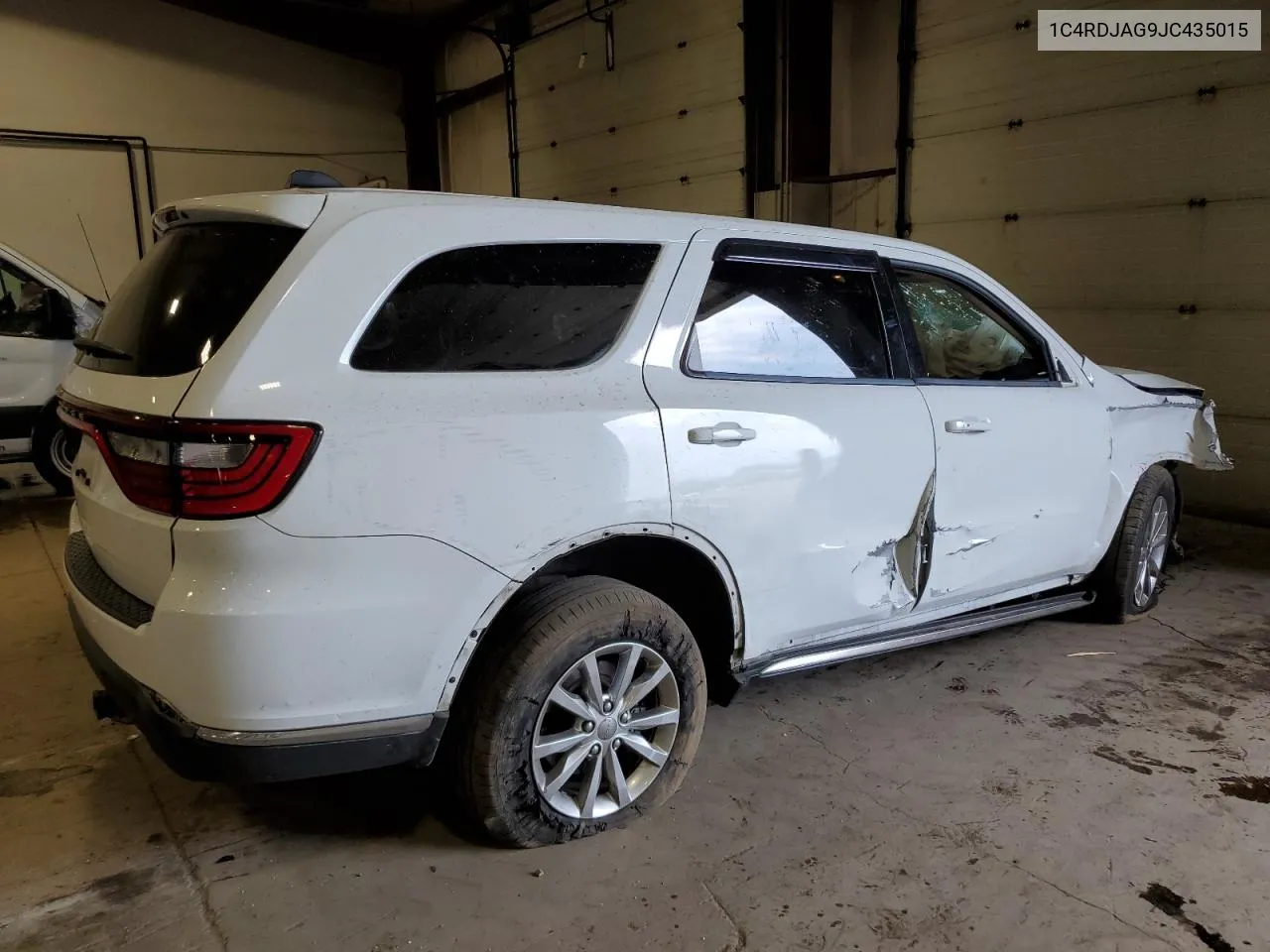 2018 Dodge Durango Sxt VIN: 1C4RDJAG9JC435015 Lot: 59287454