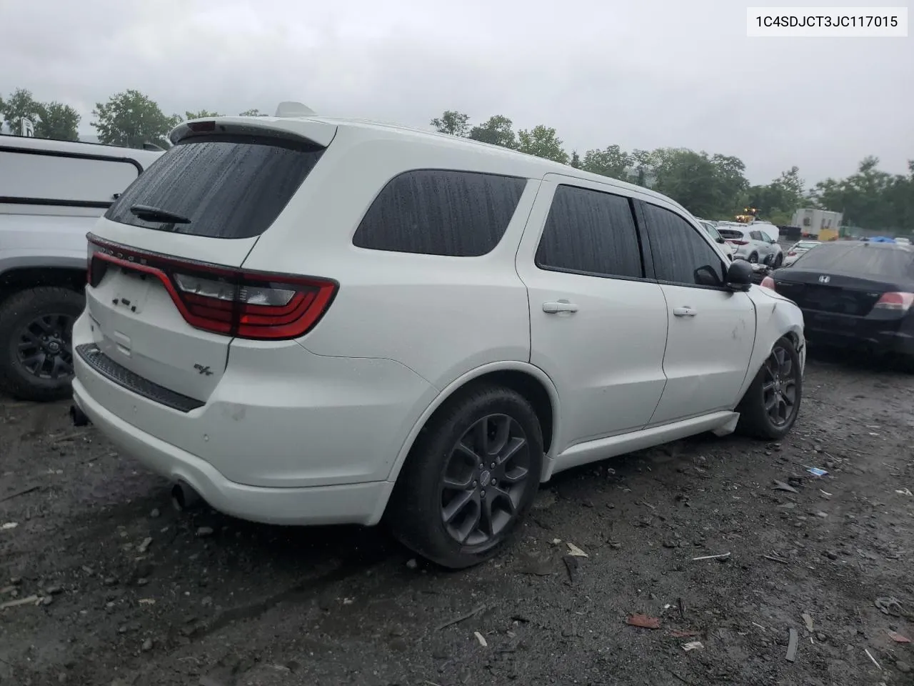 2018 Dodge Durango R/T VIN: 1C4SDJCT3JC117015 Lot: 61833034