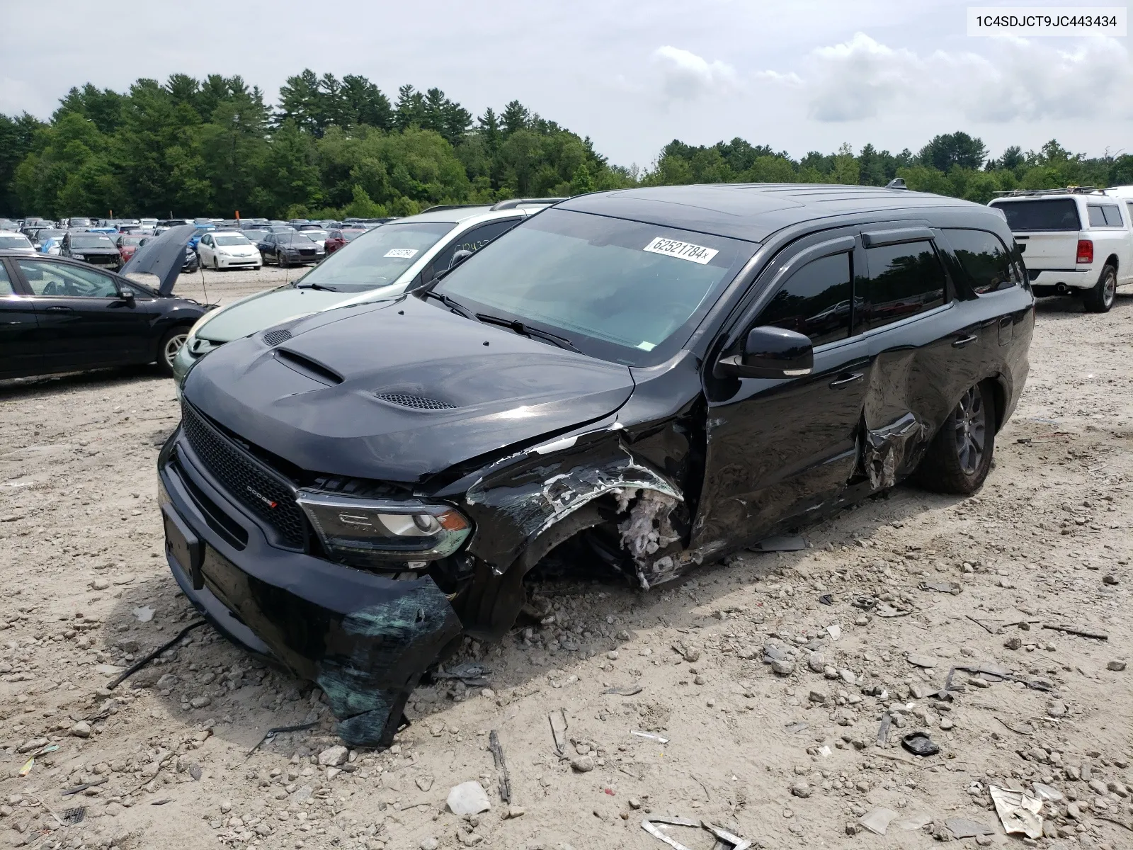 2018 Dodge Durango R/T VIN: 1C4SDJCT9JC443434 Lot: 62521784