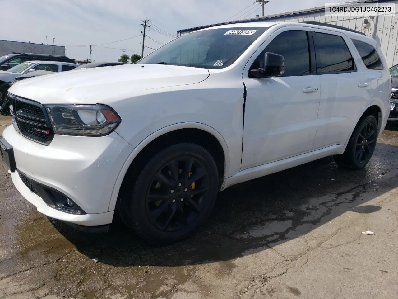 2018 Dodge Durango Gt VIN: 1C4RDJDG1JC452273 Lot: 64401904