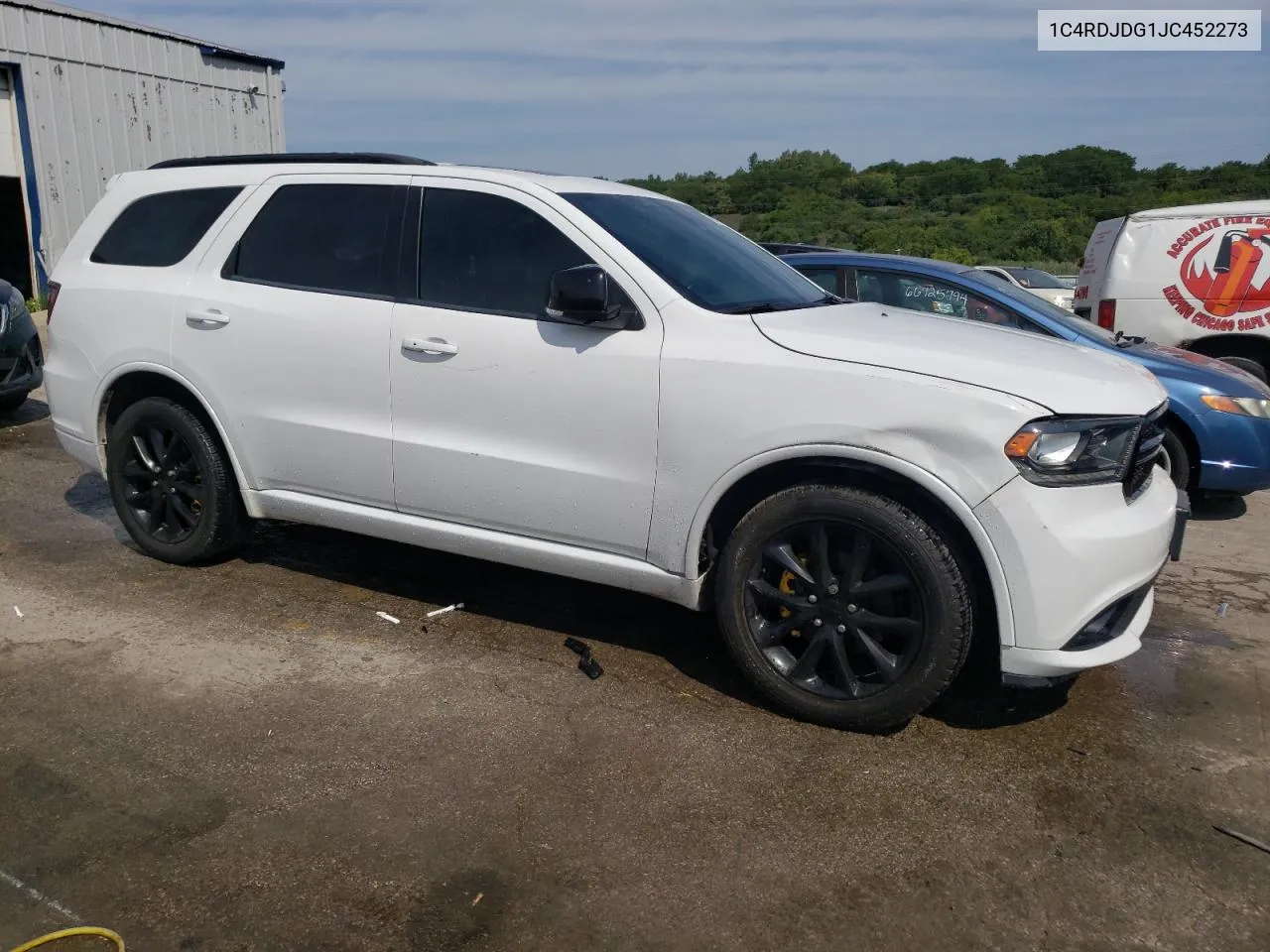 2018 Dodge Durango Gt VIN: 1C4RDJDG1JC452273 Lot: 64401904