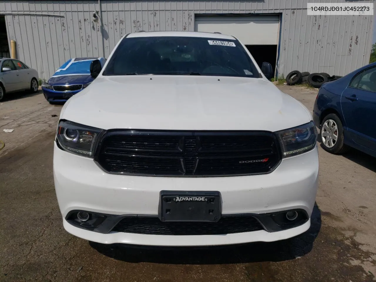 2018 Dodge Durango Gt VIN: 1C4RDJDG1JC452273 Lot: 64401904