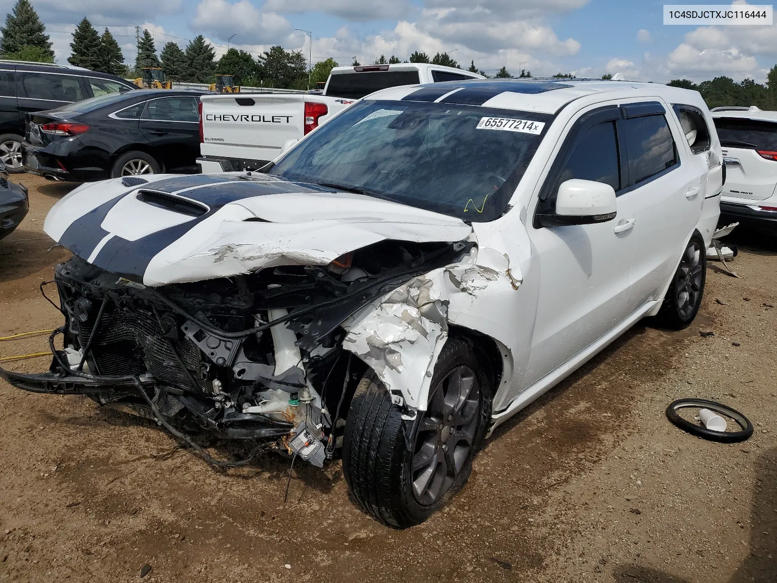 2018 Dodge Durango R/T VIN: 1C4SDJCTXJC116444 Lot: 65577214