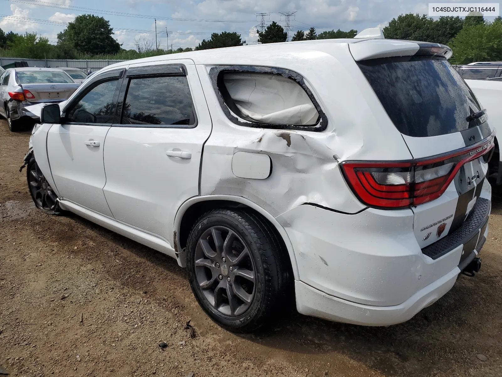 2018 Dodge Durango R/T VIN: 1C4SDJCTXJC116444 Lot: 65577214