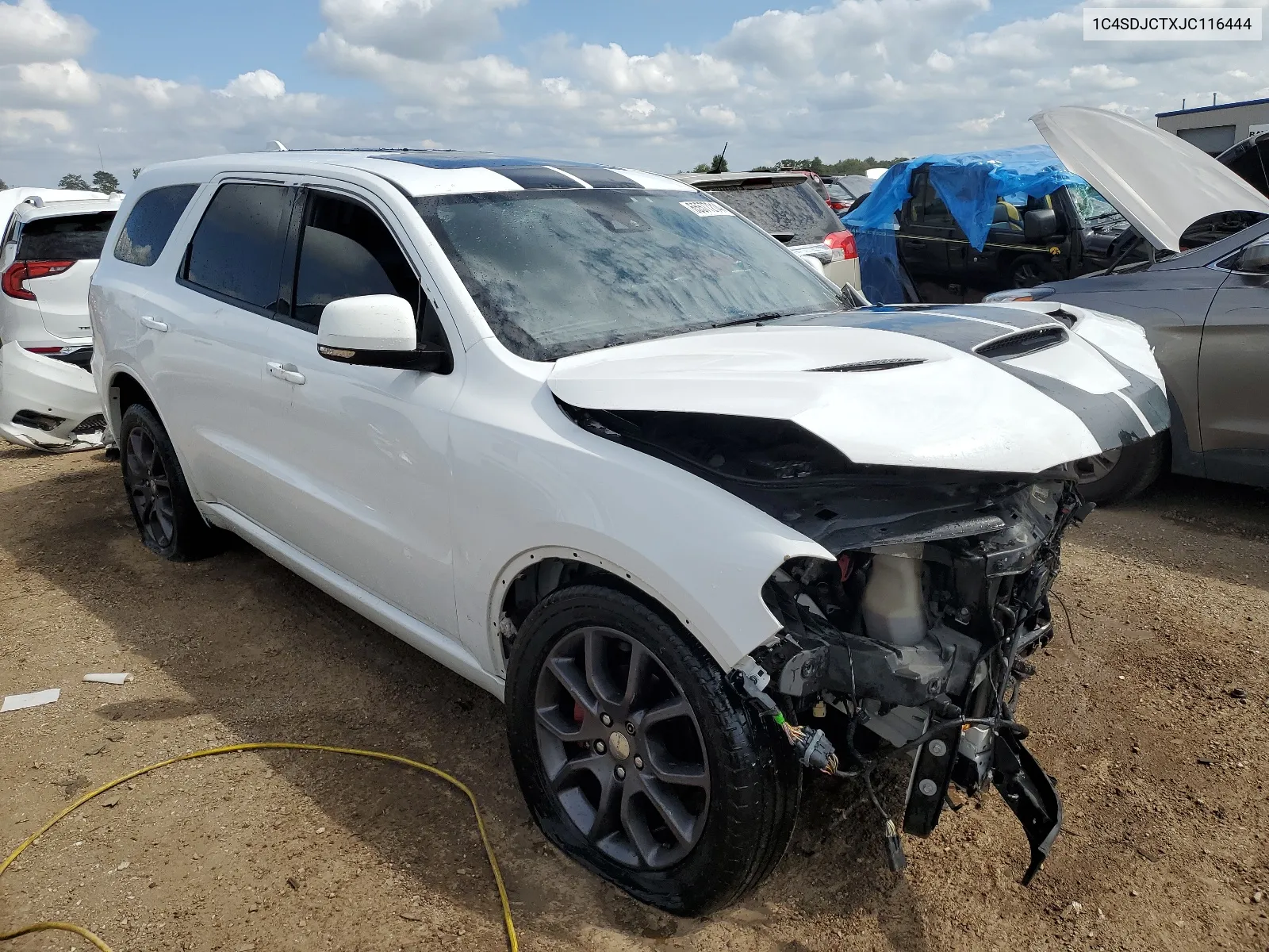 2018 Dodge Durango R/T VIN: 1C4SDJCTXJC116444 Lot: 65577214