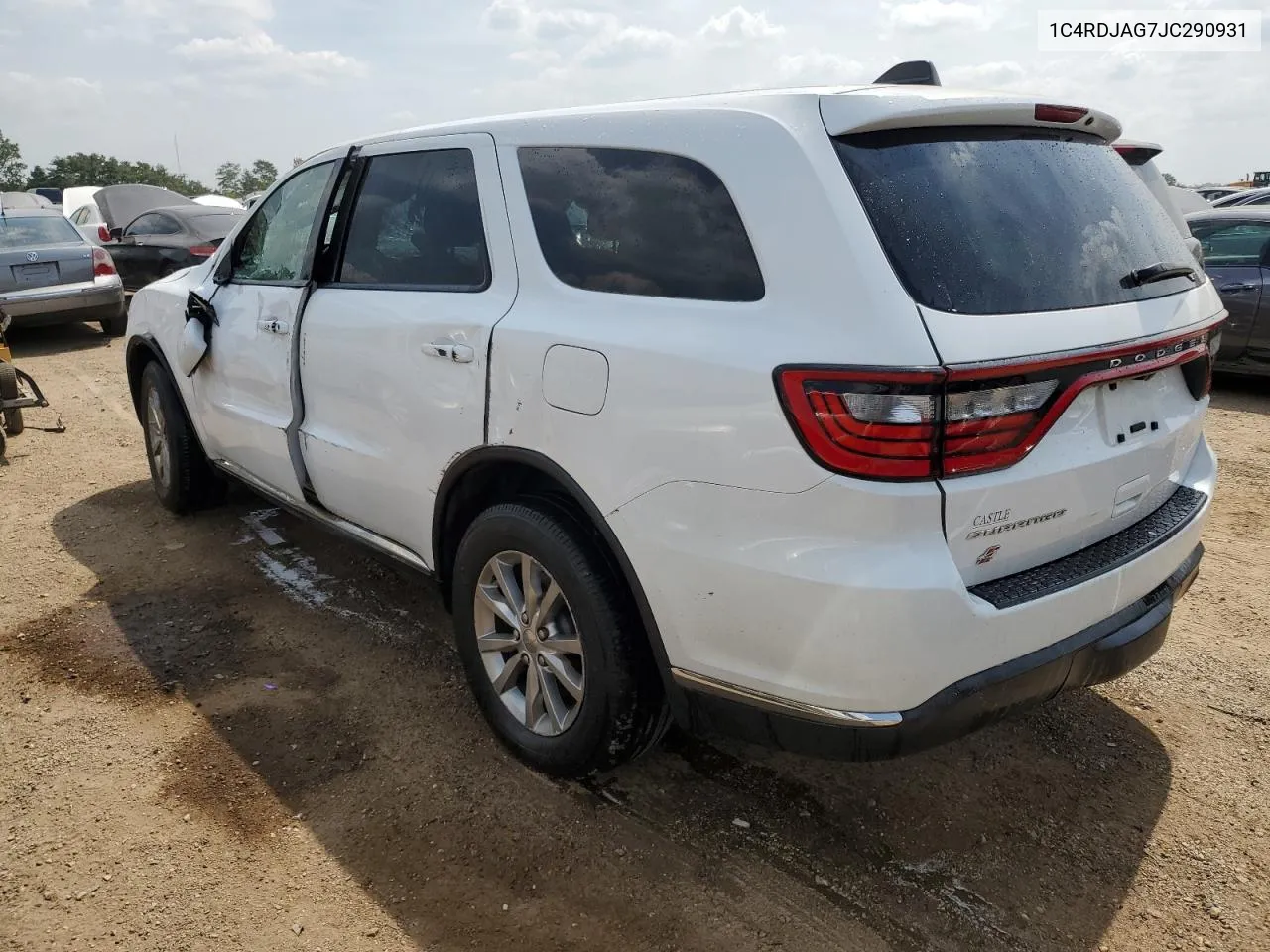 2018 Dodge Durango Sxt VIN: 1C4RDJAG7JC290931 Lot: 66208734