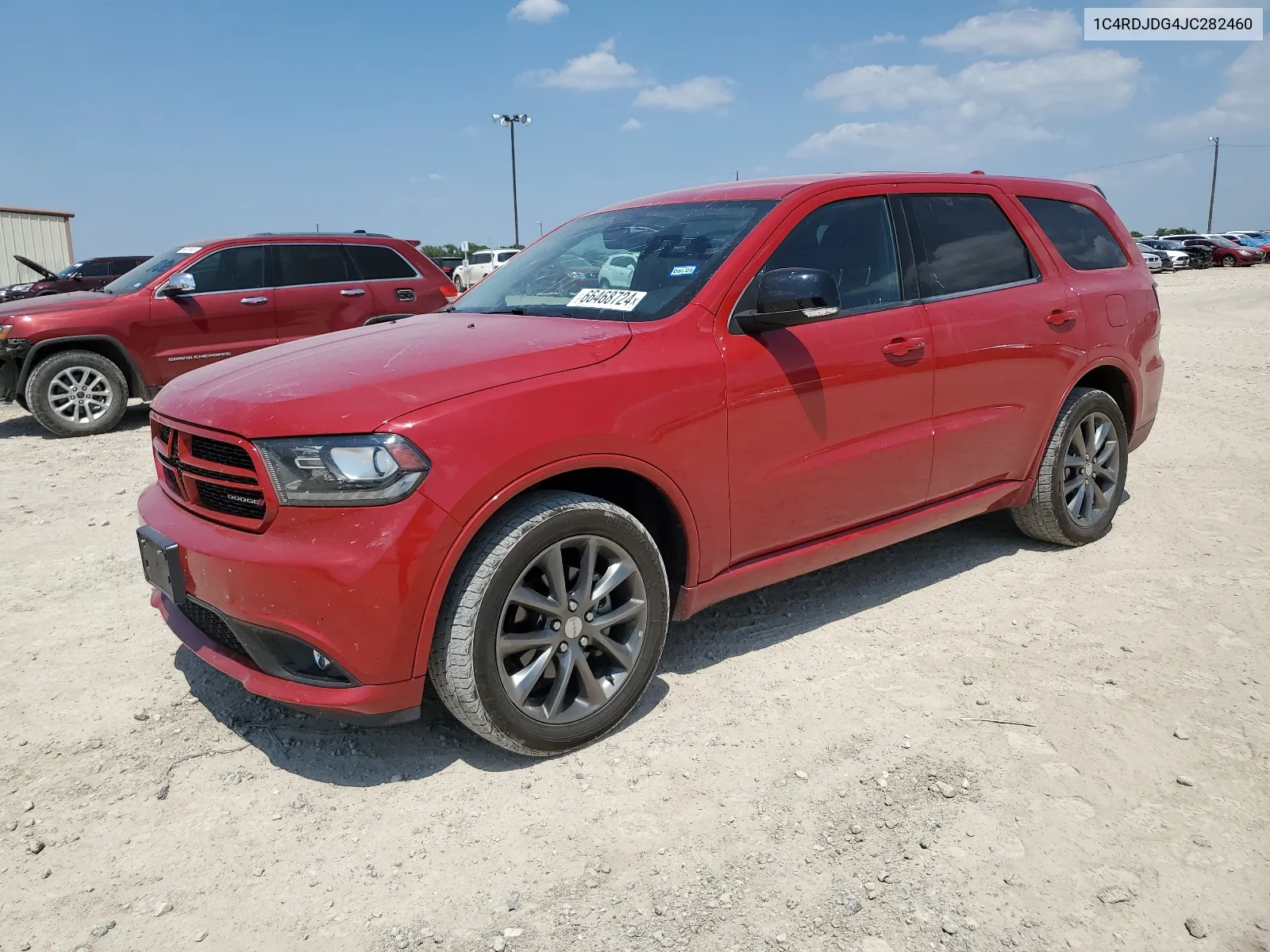 2018 Dodge Durango Gt VIN: 1C4RDJDG4JC282460 Lot: 66468724