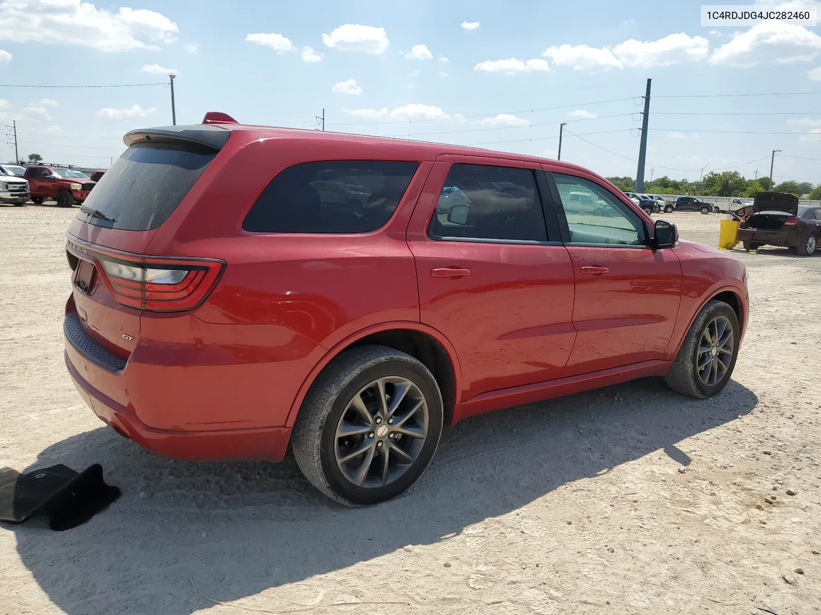 2018 Dodge Durango Gt VIN: 1C4RDJDG4JC282460 Lot: 66468724