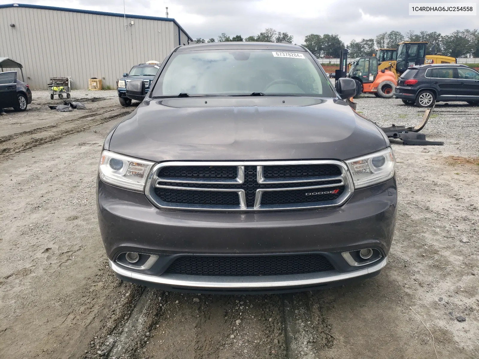 2018 Dodge Durango Sxt VIN: 1C4RDHAG6JC254558 Lot: 67378284