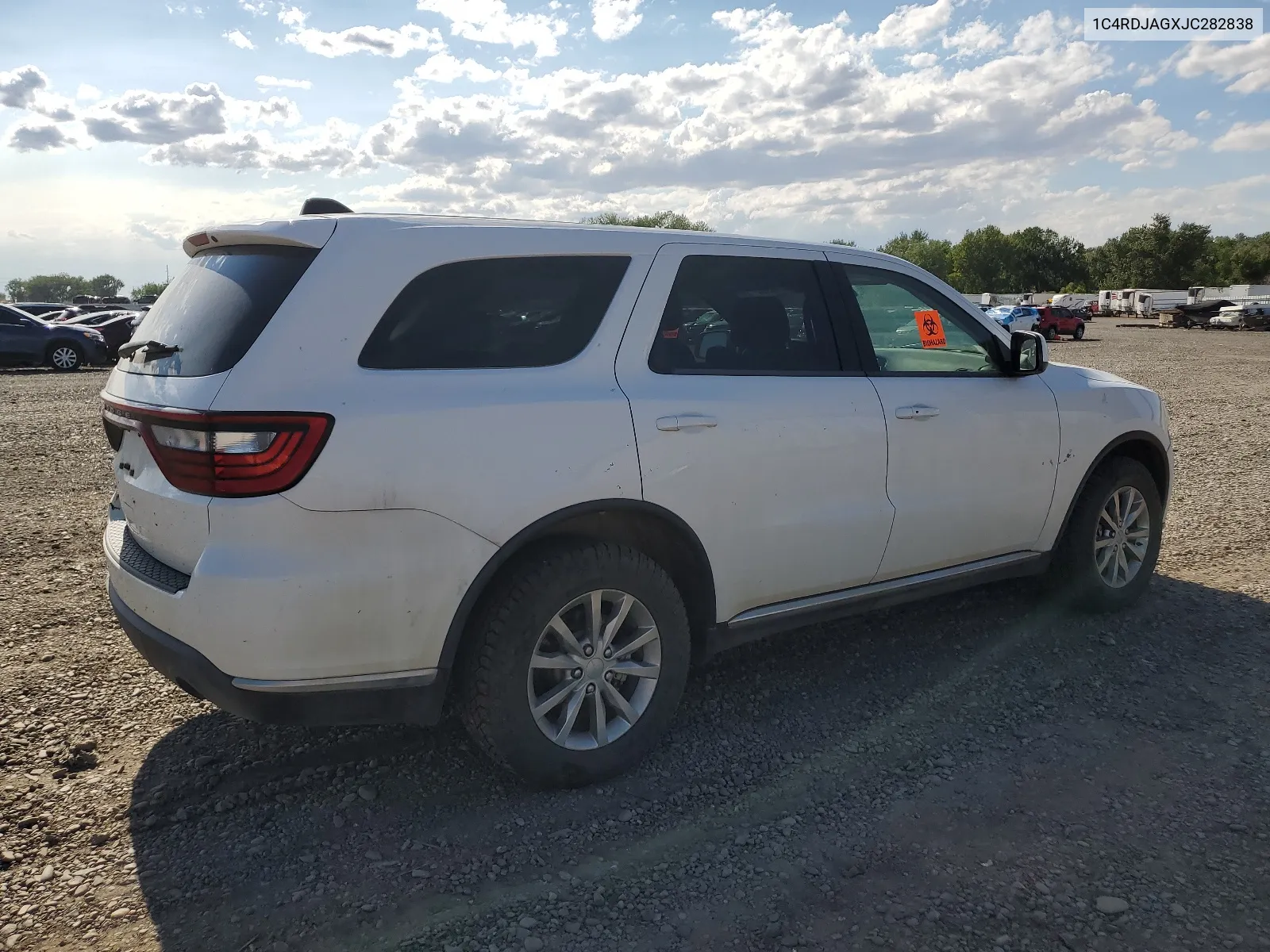 1C4RDJAGXJC282838 2018 Dodge Durango Sxt