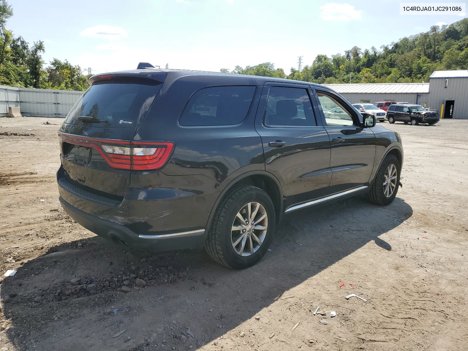 2018 Dodge Durango Sxt VIN: 1C4RDJAG1JC291086 Lot: 67903844