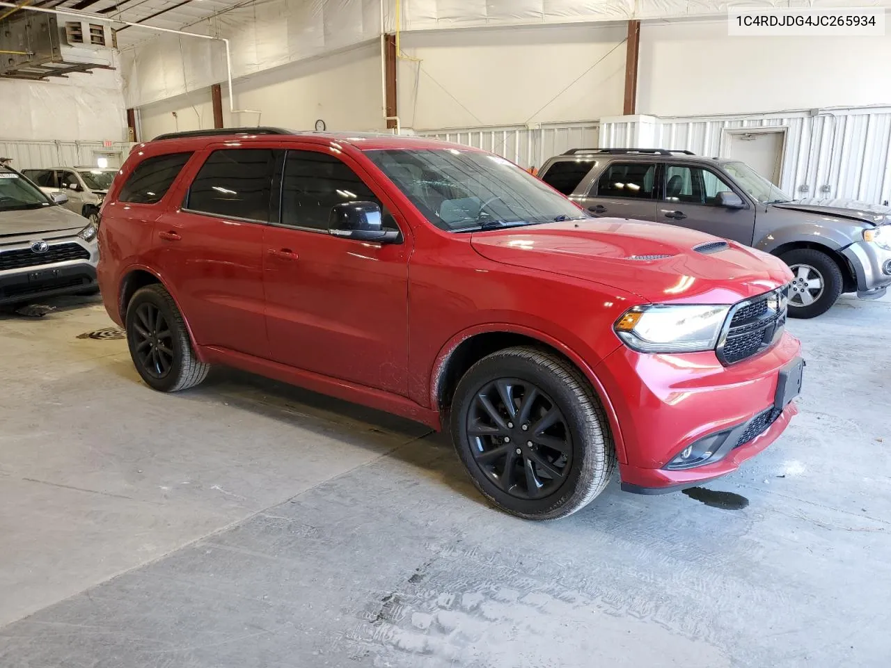 2018 Dodge Durango Gt VIN: 1C4RDJDG4JC265934 Lot: 68548604