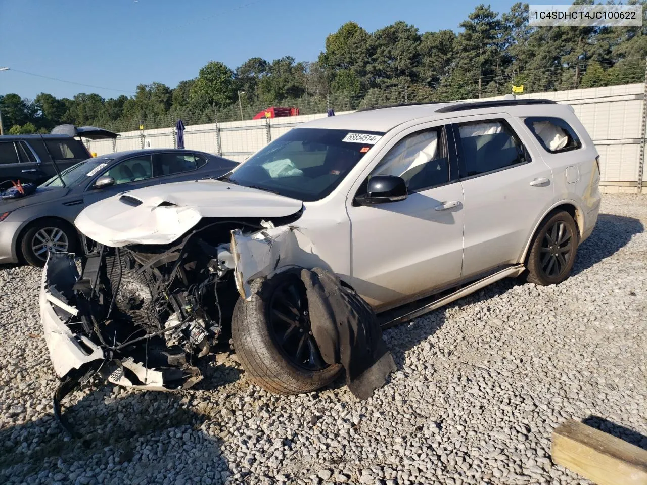 2018 Dodge Durango R/T VIN: 1C4SDHCT4JC100622 Lot: 68854514