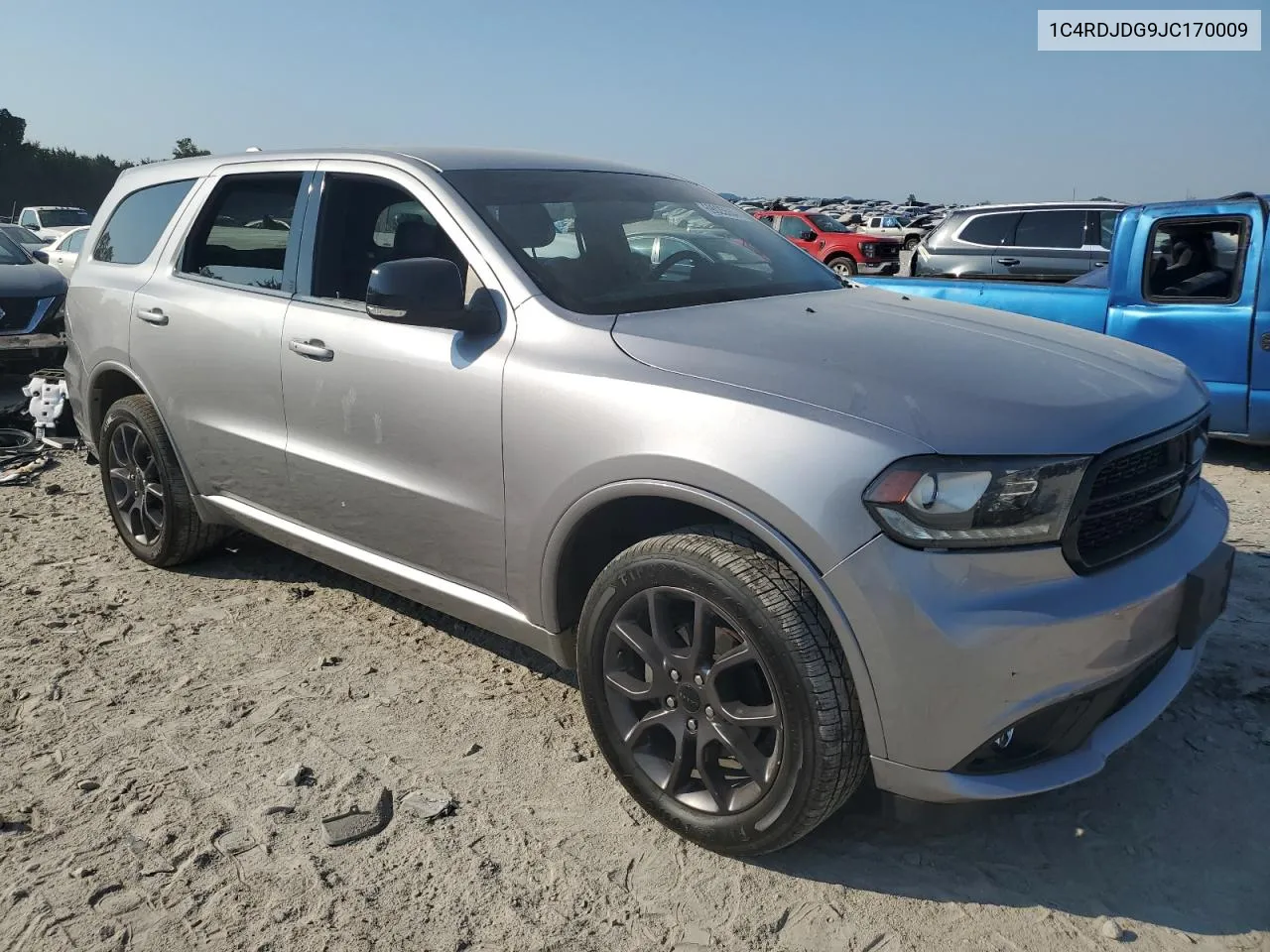 1C4RDJDG9JC170009 2018 Dodge Durango Gt