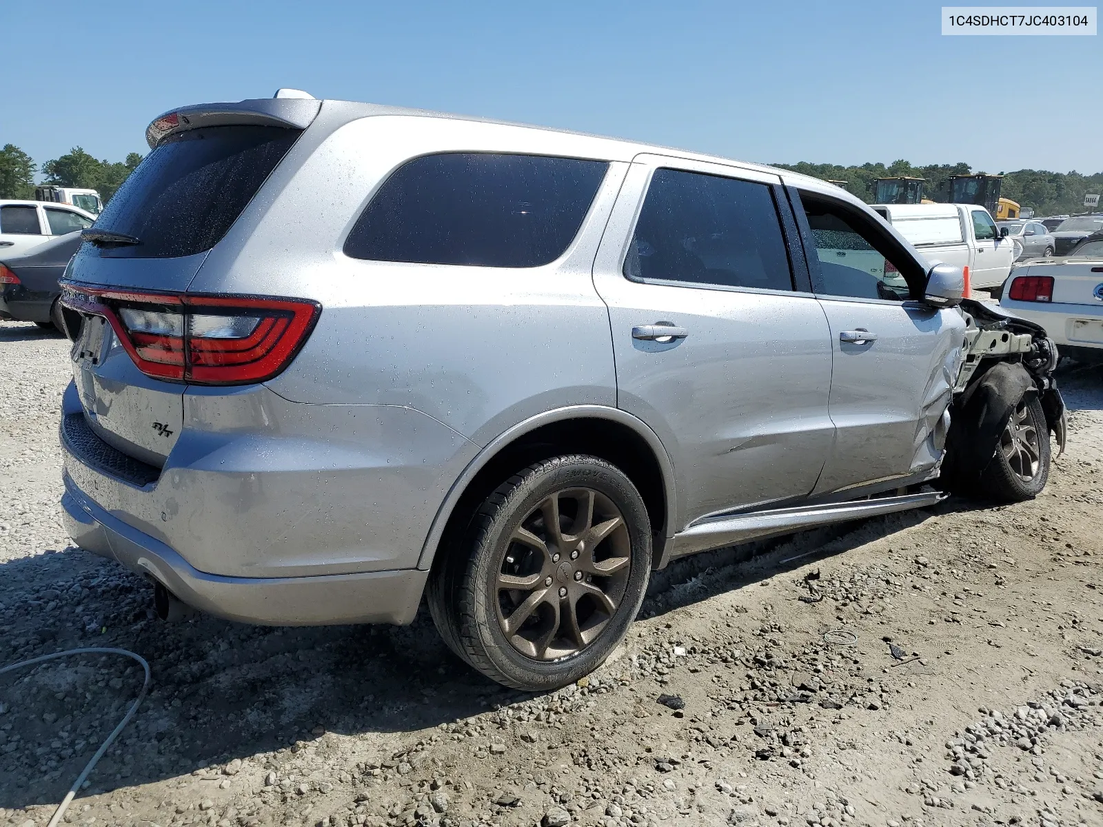 2018 Dodge Durango R/T VIN: 1C4SDHCT7JC403104 Lot: 69033924