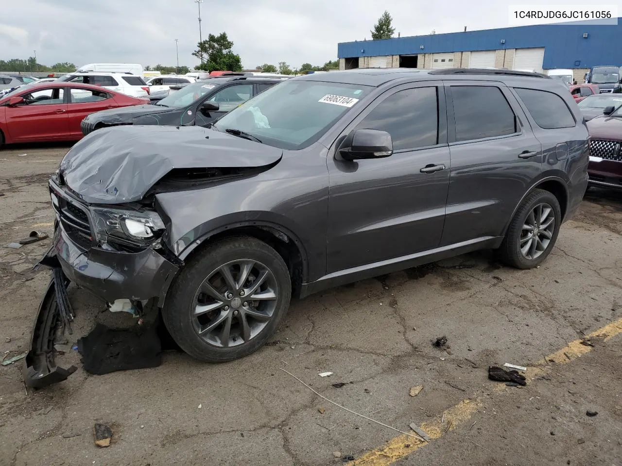 2018 Dodge Durango Gt VIN: 1C4RDJDG6JC161056 Lot: 69063104