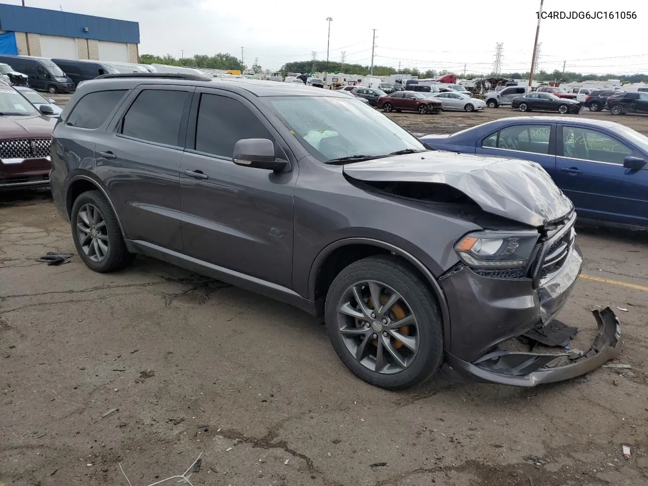 1C4RDJDG6JC161056 2018 Dodge Durango Gt